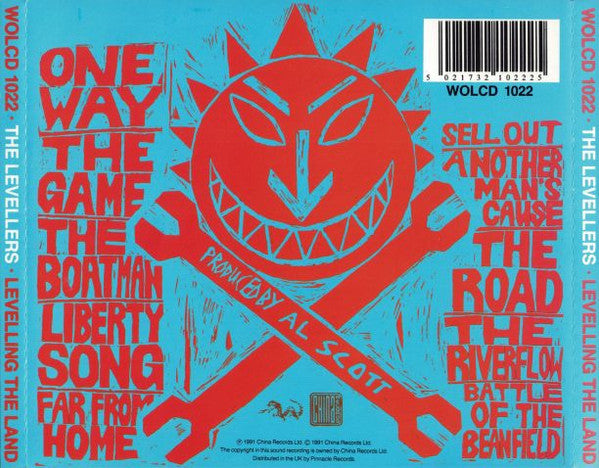 The Levellers : Levelling The Land (CD, Album)