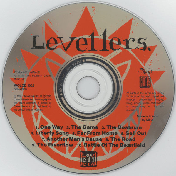 The Levellers : Levelling The Land (CD, Album)