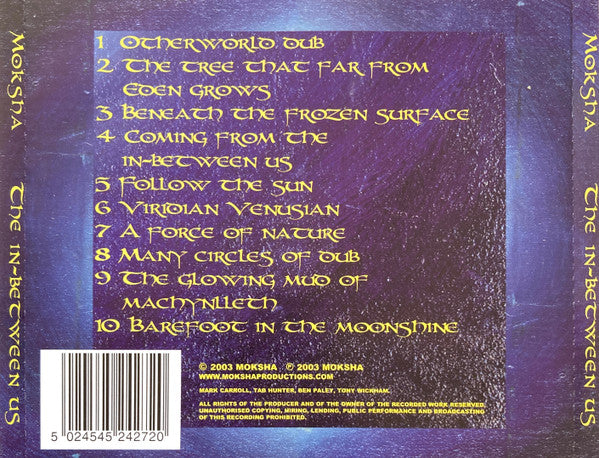 Moksha (22) : The In-between Us  (CD, Album)