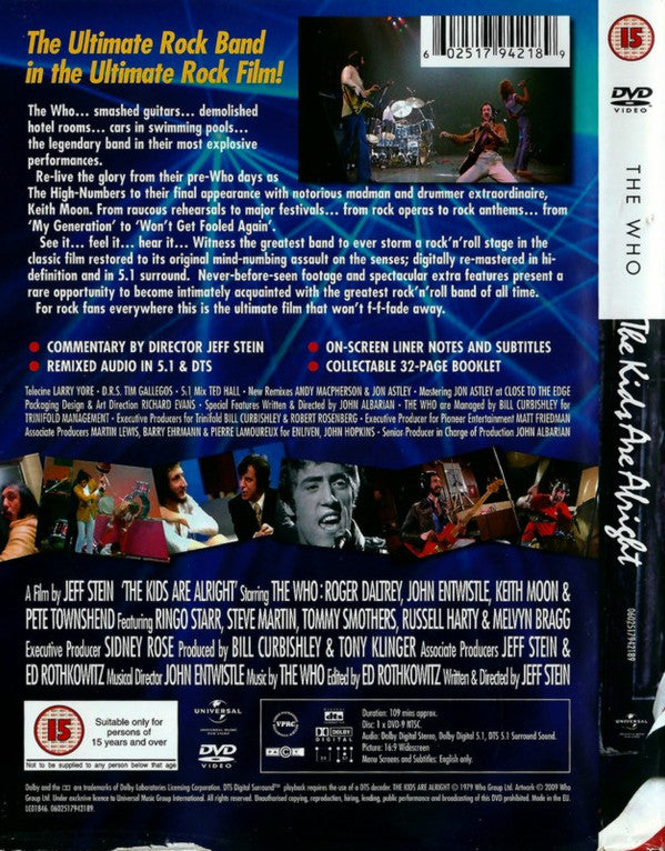 The Who : The Kids Are Alright (DVD-V, NTSC)