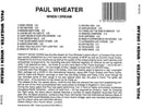 Paul Wheater : When I Dream (CD, Album)