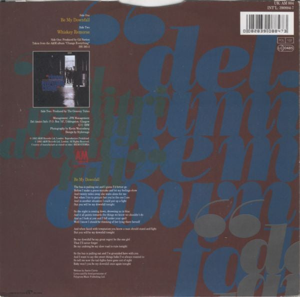 Del Amitri : Be My Downfall (7", Single)