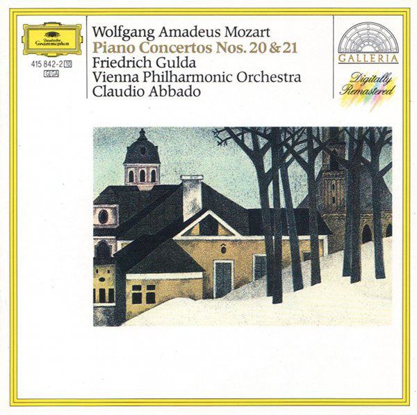 Wolfgang Amadeus Mozart, Friedrich Gulda, Wiener Philharmoniker, Claudio Abbado : Piano Concertos Nos. 20 & 21 (CD, RM)