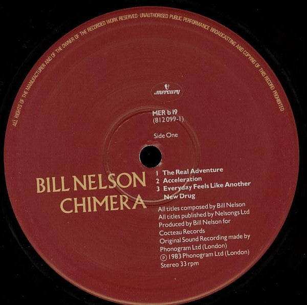 Bill Nelson : Chimera (LP, MiniAlbum)