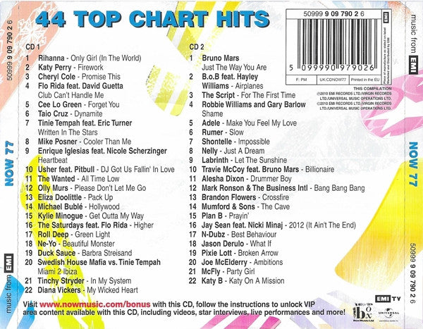 Various : Now That's What I Call Music! 77 (2xCD, Comp, TAK)