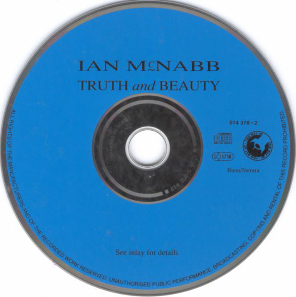 Ian McNabb : Truth And Beauty (CD, Album)