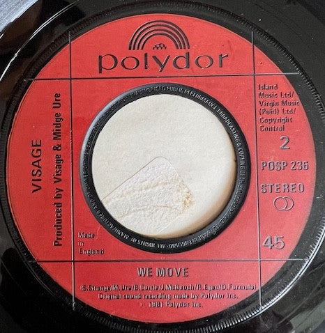 Visage : Mind Of A Toy (7", Single, Jukebox, Dar)