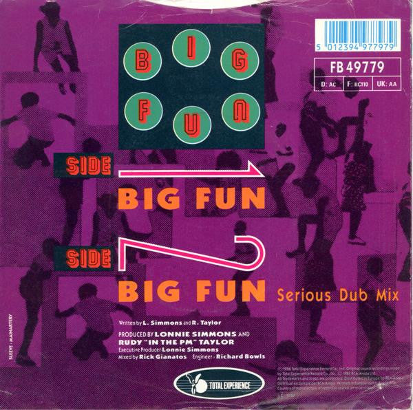 The Gap Band : Big Fun (7", Single)