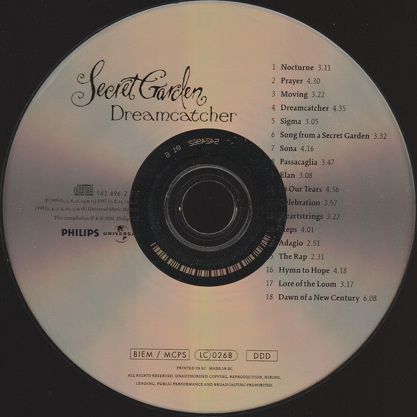 Secret Garden : Dreamcatcher (CD, Comp)