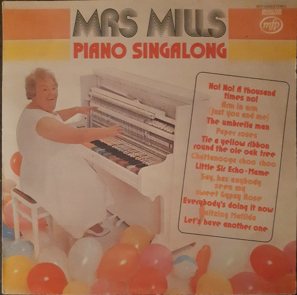 Mrs. Mills : Piano Singalong (LP, Album)