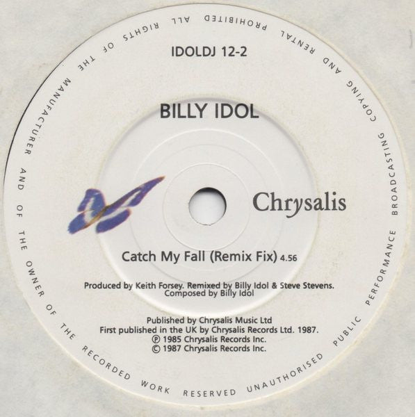 Billy Idol : Hot In The City (7", Single, Promo)