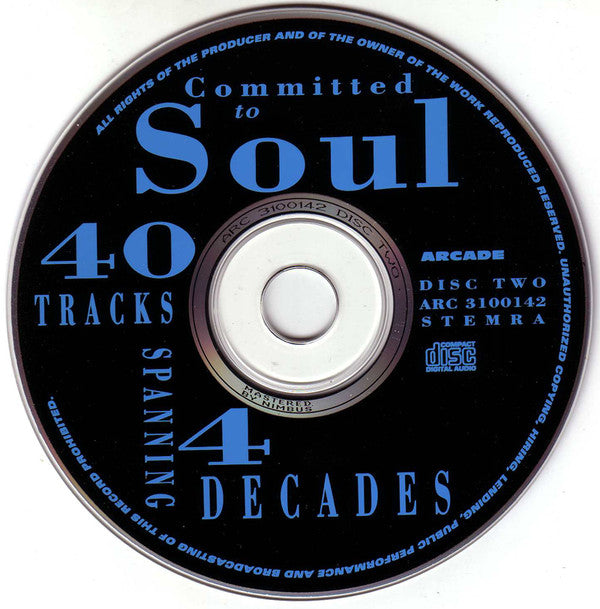 Various : Committed To Soul - 40 Tracks Spanning 4 Decades (2xCD, Comp)