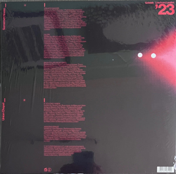 Gabriels (3) : Live From London '23 (12", EP, RSD, Ltd)