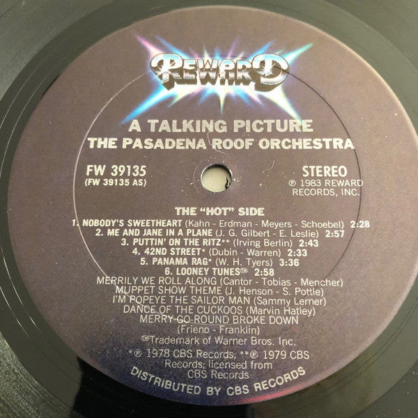 The Pasadena Roof Orchestra : A Talking Picture (LP, Album)