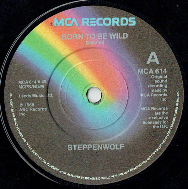 Steppenwolf : Born To Be Wild (7", RE)