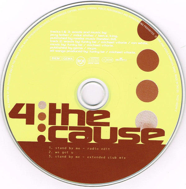 4 The Cause : Stand By Me (CD, Single)