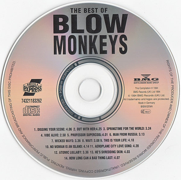 The Blow Monkeys : The Best Of Blow Monkeys (CD, Comp)