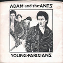 Adam And The Ants : Young Parisians (7", Single, Blu)