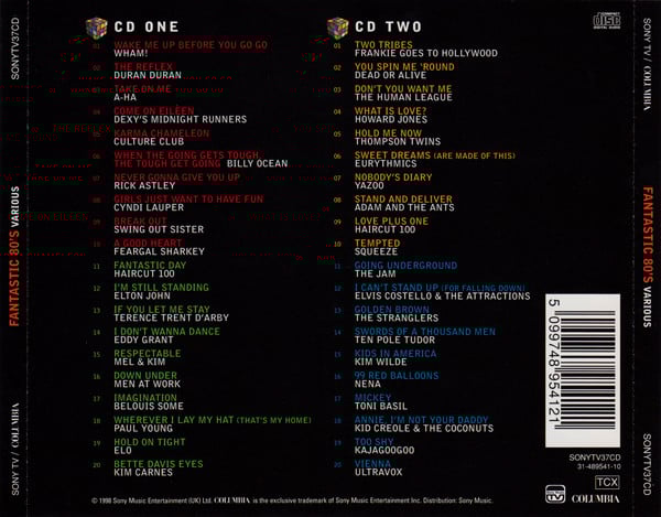 Various : Fantastic 80's! (2xCD, Comp)