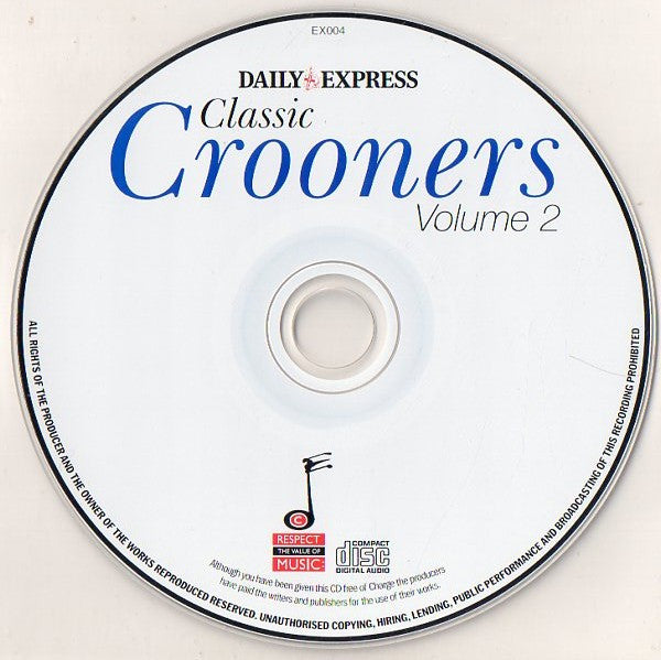 Various : Classic Crooners Volume 2 (CD, Comp, Promo)