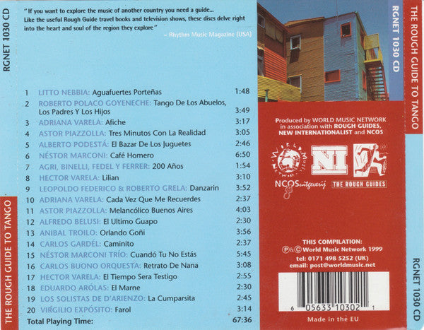 Various : The Rough Guide To Tango (CD, Comp)