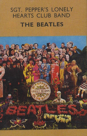 The Beatles : Sgt. Pepper's Lonely Hearts Club Band (Cass, Album, RE, Yel)