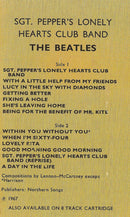 The Beatles : Sgt. Pepper's Lonely Hearts Club Band (Cass, Album, RE, Yel)