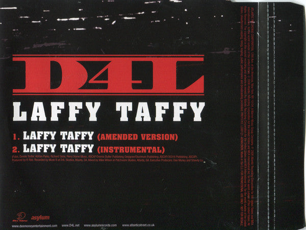 D4L : Laffy Taffy (CD, Single, Promo)