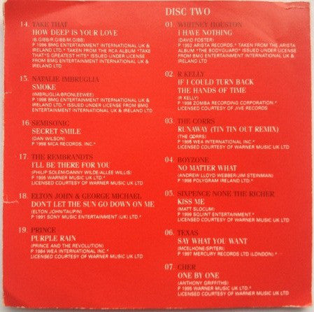 Various : The Love Songs Album (2xCD, Comp)