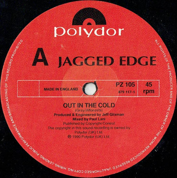 Jagged Edge (3) : Out In The Cold (12", Ltd, Num, Gat)