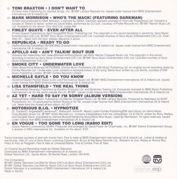 Various : Huge Hits 1997 (2xCD, Comp)