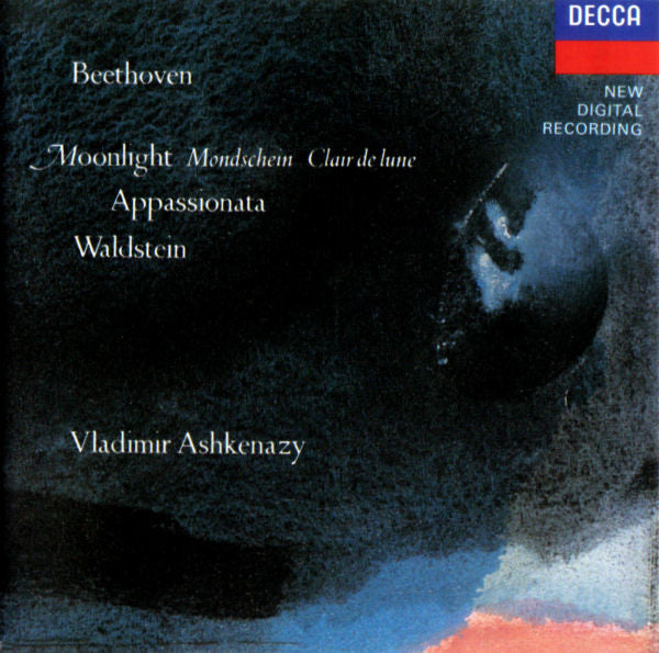 Ludwig van Beethoven, Vladimir Ashkenazy : Moonlight = Mondschein = Clair De Lune · Appassionata · Waldstein (CD, Album)