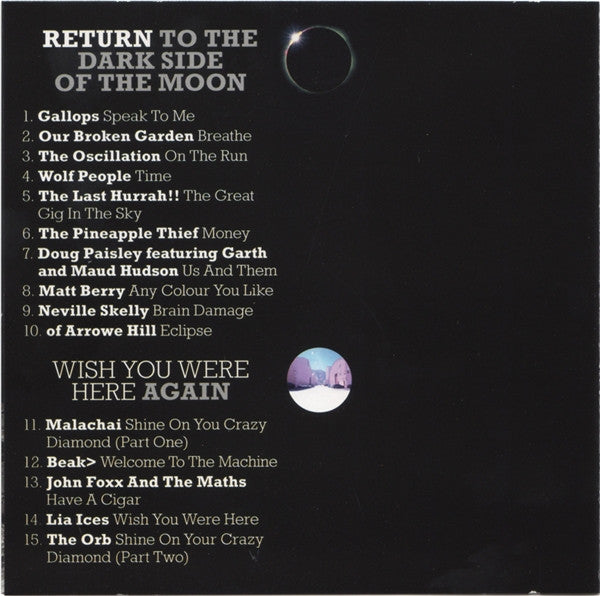 Various : Return To The Dark Side Of The Moon / Wish You Were Here Again (CD, Comp)