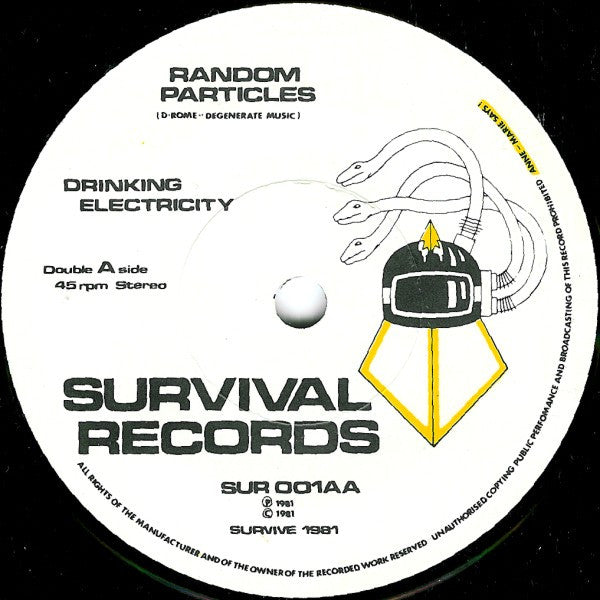Drinking Electricity : Subliminal / Random Particles (7", Single)