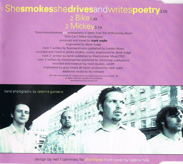 Flyscreen : Shesmokesshedrivesandwritespoetry (CD, Single)