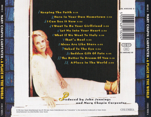 Mary Chapin Carpenter : A Place In The World (CD, Album)