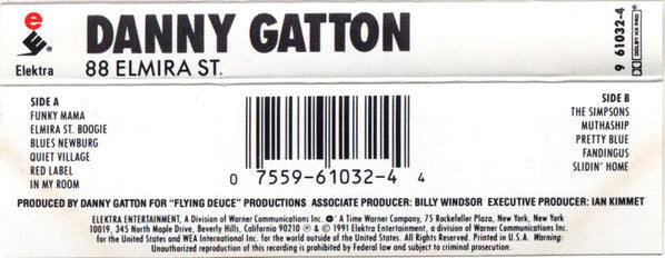 Danny Gatton : 88 Elmira St. (Cass, Album, SR,)