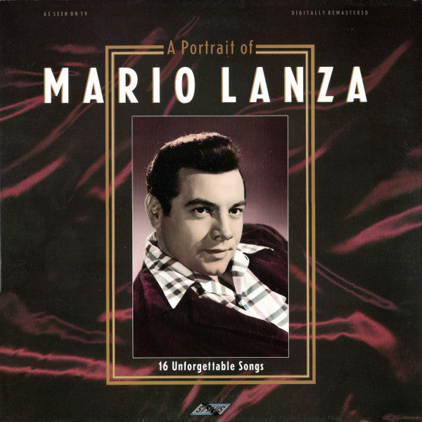 Mario Lanza : A Portrait Of Mario Lanza (LP, Comp, RM)