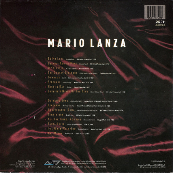 Mario Lanza : A Portrait Of Mario Lanza (LP, Comp, RM)