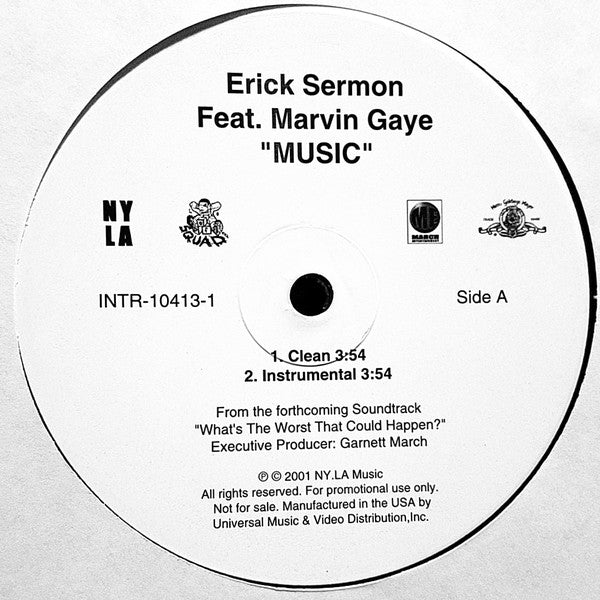 Erick Sermon / Cha Cha : Music / Stick Um (12", Promo)