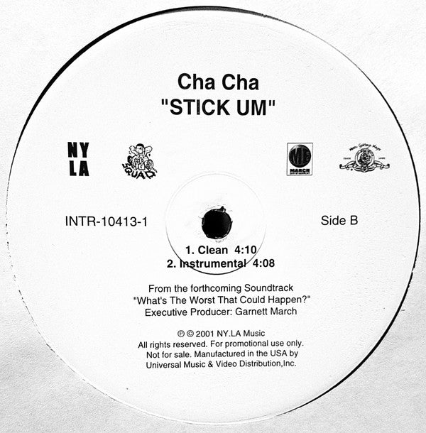 Erick Sermon / Cha Cha : Music / Stick Um (12", Promo)