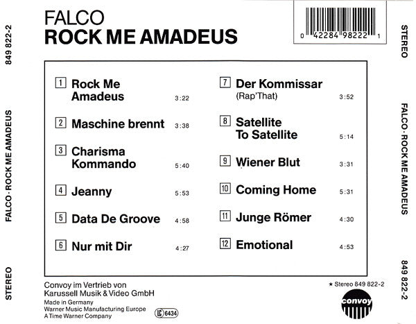 Falco : Rock Me Amadeus (CD, Comp)