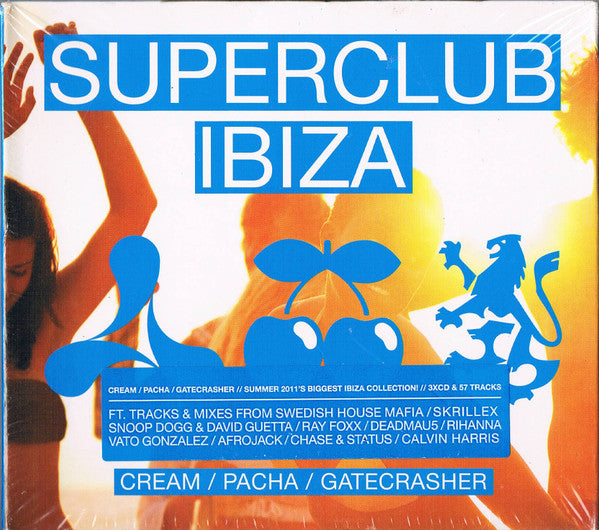 Various : Superclub Ibiza - Cream / Pacha / Gatecrasher (3xCD, Mixed, Dig)