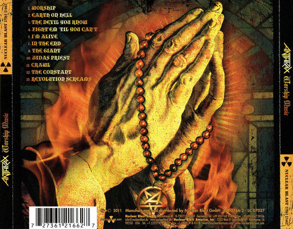 Anthrax : Worship Music (CD, Album)