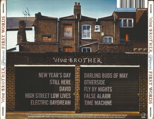 Viva Brother : Famous First Words (CD, Album)
