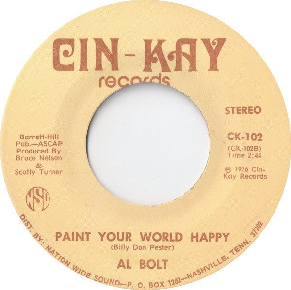 Al Bolt : I'm In Love With My Pet Rock (7")
