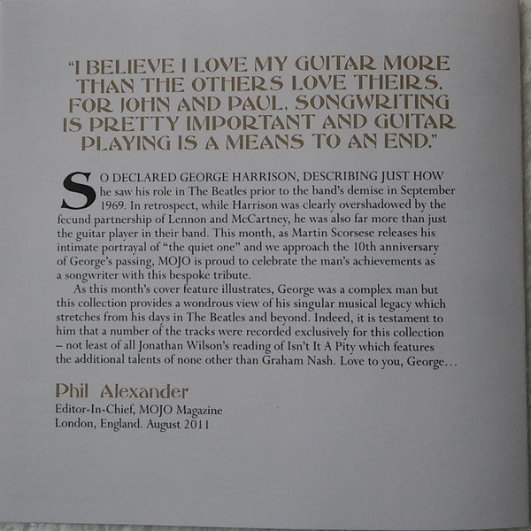 Various : Harrison Covered (Mojo Presents An Exclusive Tribute To George) (CD, Comp)