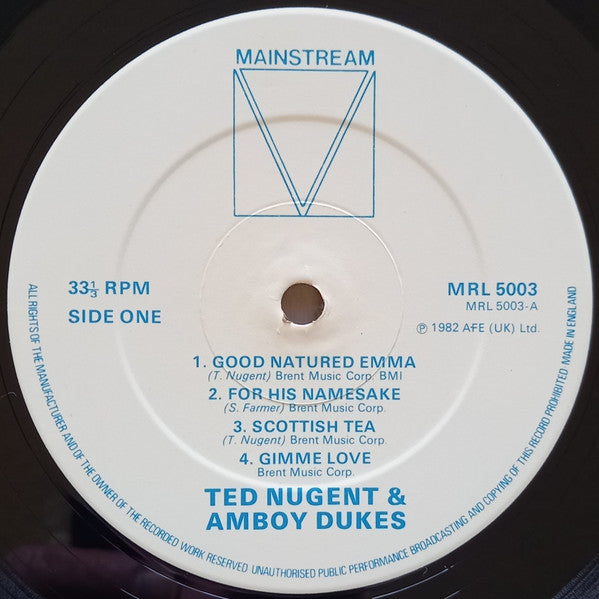 Ted Nugent And The Amboy Dukes : Ted Nugent And The Amboy Dukes (LP, Comp, RE)