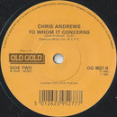Chris Andrews (3) : Yesterday Man (7", Mono, RE)