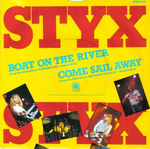 Styx : Boat On The River (7", Single)